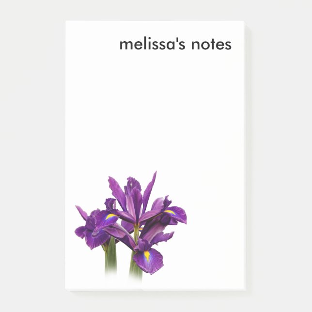 Notas Post-it® Sensación Elegante Holandesa Iris Purple (Anverso)