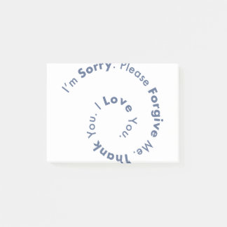 Notas Post-it® Sentencias curativas de la oración de Mantra Ho’Op