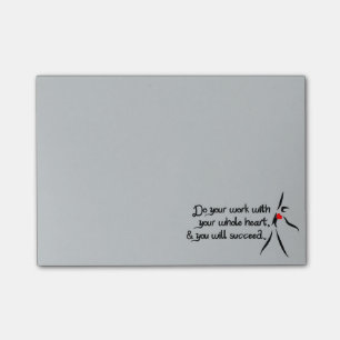 Notas Post-it® Sentido-Hace su danza del trabajo