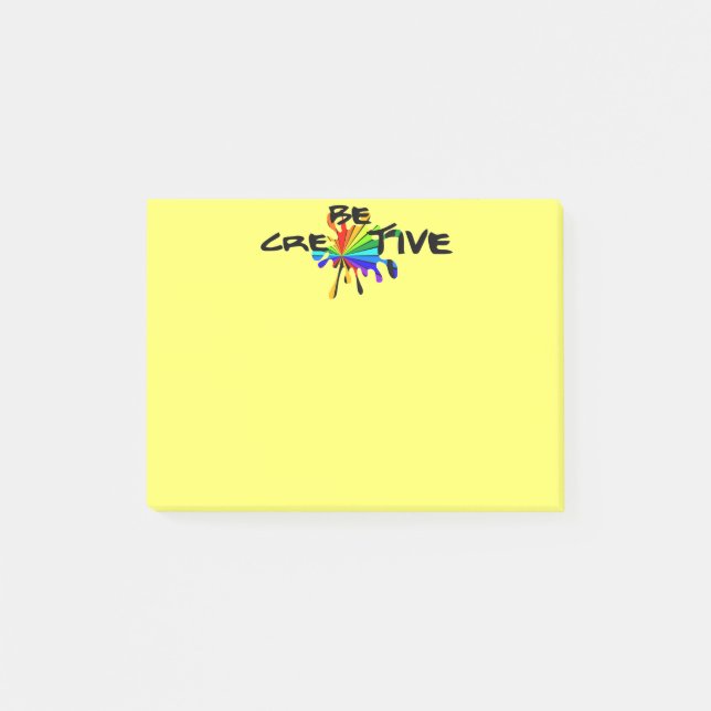 Notas Post-it® Ser creativo (Anverso)