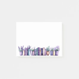 Notas Post-it® Serene Lavender Library Watercolor Notes