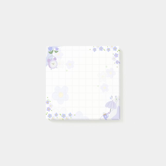 Notas Post-it® Serene Lavender Morning Frame (Anverso)