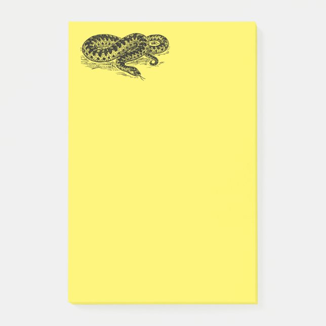 Notas Post-it® Serpiente del desierto (Anverso)