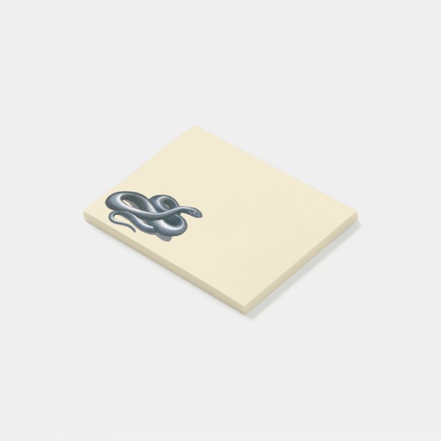 Notas Post-it® Serpiente del Índigo Oriental (En perspectiva)