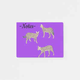 Notas Post-it® Serval Cats 