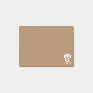 Notas Post-it® Servicio Diseño Humano No Acariciar Cita Divertida
