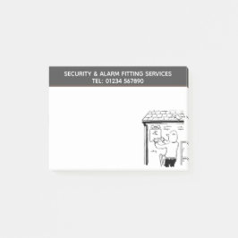 Notas Post-it® Servicios de conexión de seguridad y alarma para p