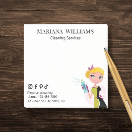 Notas Post-it® servicios de limpieza de medios sociales diversión