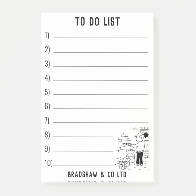 Notas Post-it® Servicios de mantenimiento de propiedades para per (Anverso)