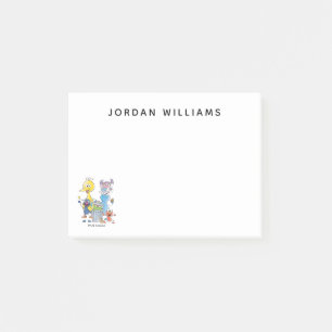 Notas Post-it® Sesame Pals Doodley Graphic