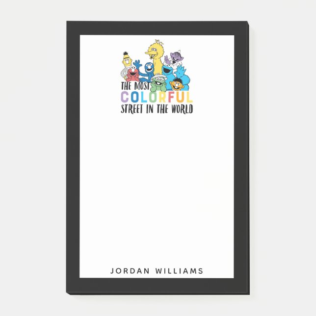 Notas Post-it® Sesame Street | Agrega tu nombre (Anverso)