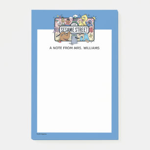 Notas Post-it® Sésamo Pilas de Sésamo Añadir el texto