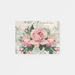 Notas Post-it® shabby chic, desoupage, victoriano, moda francesa,