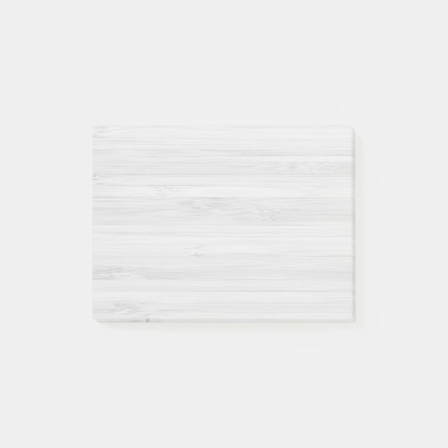 Notas Post-it® Shabby Chic Mínimo de Madera Blanca (Anverso)