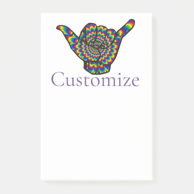 Notas Post-it® Shaka paquistaní Thunder_Cove (Anverso)