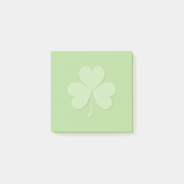 Notas Post-it® Shamrock (Anverso)