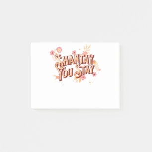 Notas Post-it® Shantay, quédate, arrastra raza, arrastra reina, a