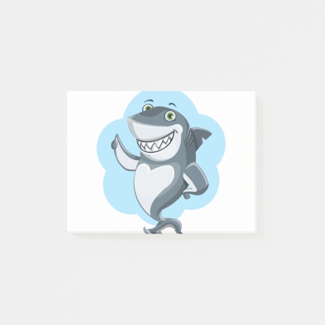 Notas Post-it® Shark Laughing (Anverso)