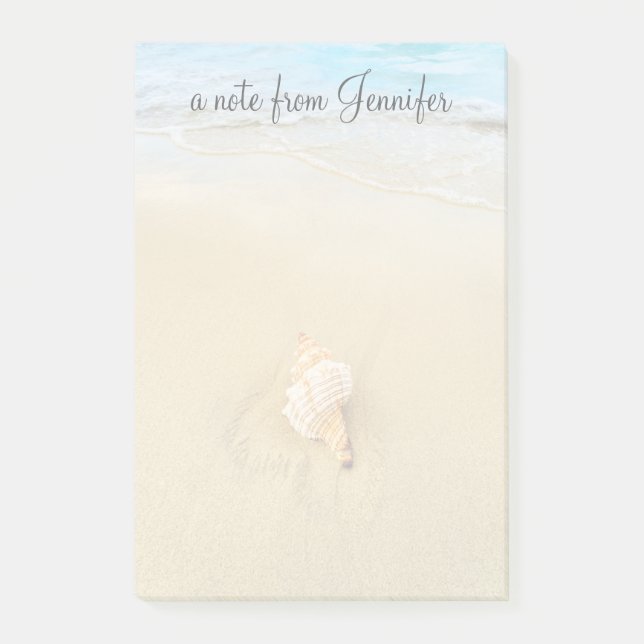 Notas Post-it® Shell en la playa el | Jamaica (Anverso)
