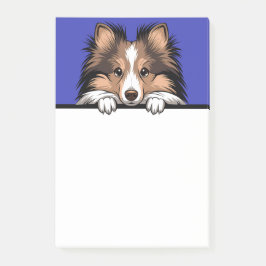 Notas Post-it® Shetland Sheepdog Sheltie Puppy Perros Lover Regal