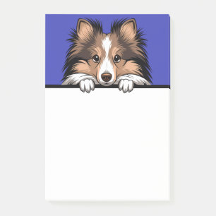 Notas Post-it® Shetland Sheepdog Sheltie Puppy Perros Lover Regal
