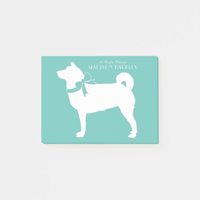 Notas Post-it® Shiba Inu Dog Puppy (Anverso)