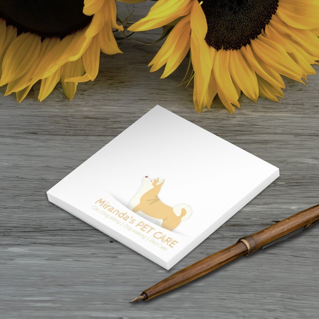 Notas Post-it® Shiba Inu El Cuidado De Las Mascotas Está Bañando  (Subido por el creador)
