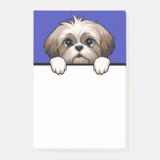 Notas Post-it® Shih Tzu Cute Peeking Perro Perro Perro Regalos de