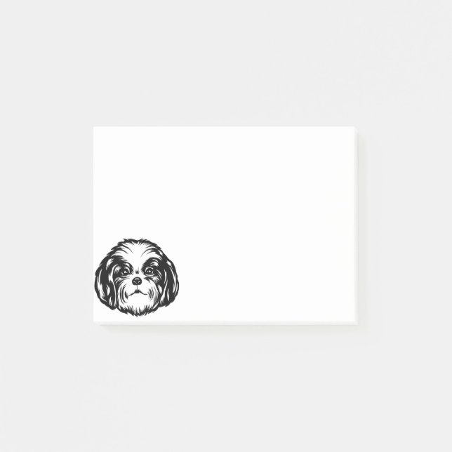 Notas Post-it® Shih Tzu Dog (Anverso)