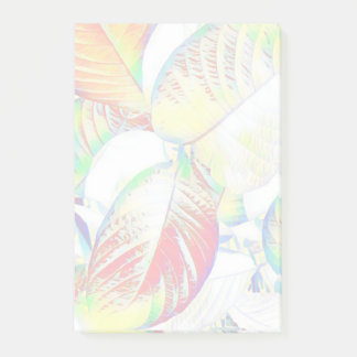 Notas Post-it® Shiny Pastel Leaves Post-It Notes