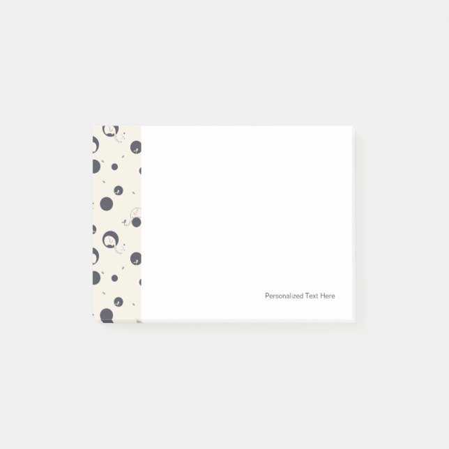 Notas Post-it® Shy Elephant Pattern (Anverso)