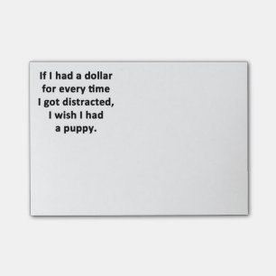 Notas Post-it® Si tenía un dólar