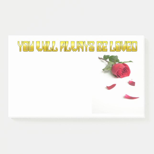 Notas Post-it® Siempre Serás Amado (Anverso)