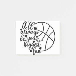 Notas Post-it® Siempre seré tu mayor fan del básquetbol