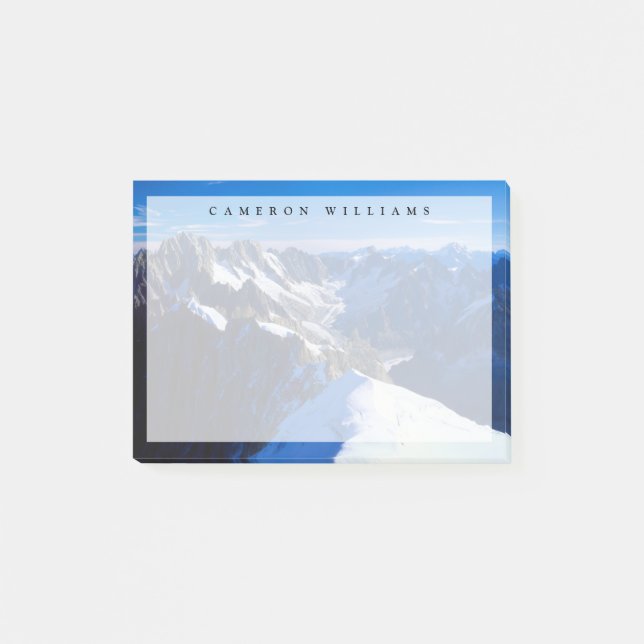 Notas Post-it® Sierra | Mont Blanc, Alpes Europeos (Anverso)