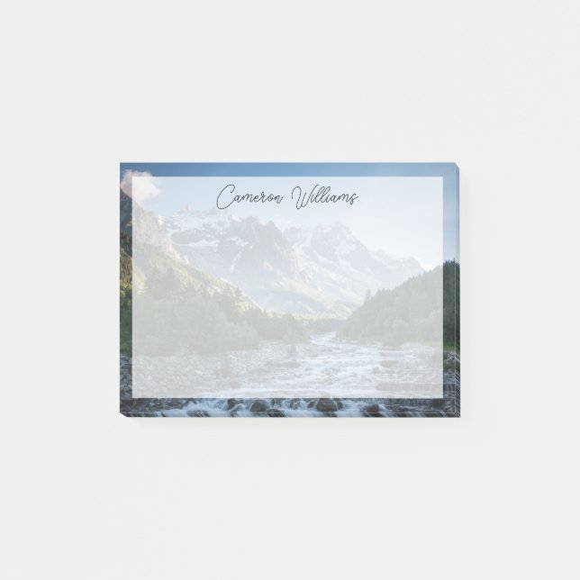 Notas Post-it® Sierra | Mont Blanc Massif, Italia (Anverso)