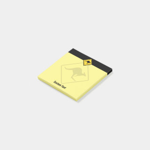 Notas Post-it® Signo de advertencia canguro