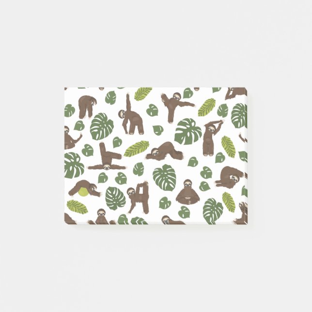 Notas Post-it® Silencio renunciando a Lazy Sloth (Anverso)