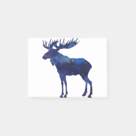 Notas Post-it® Silhouette Blue Moose