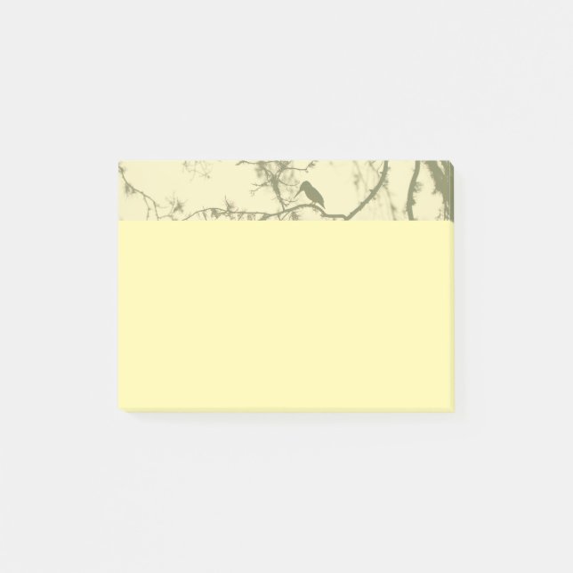 Notas Post-it® Silueta de pájaro (Anverso)