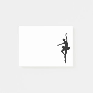 Notas Post-it® Silueta simple de la bailarina