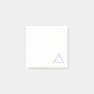 Notas Post-it® Símbolo de alquimia de elemento de aire de brisa