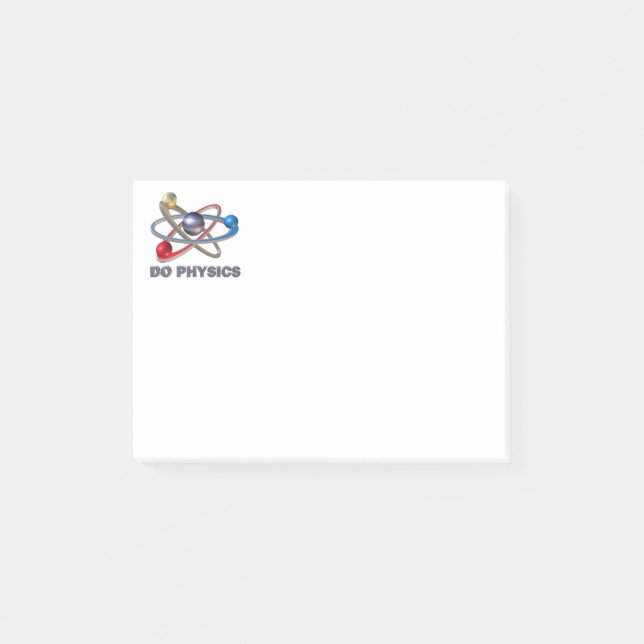 Notas Post-it® símbolo de átomo (Anverso)