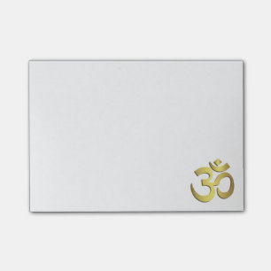 Notas Post-it® Símbolo de la yoga de OM (Aum) Namaste