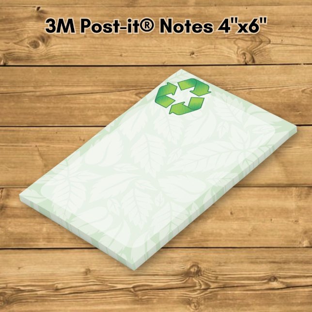 Notas Post-it® Símbolo de reciclaje (Subido por el creador)