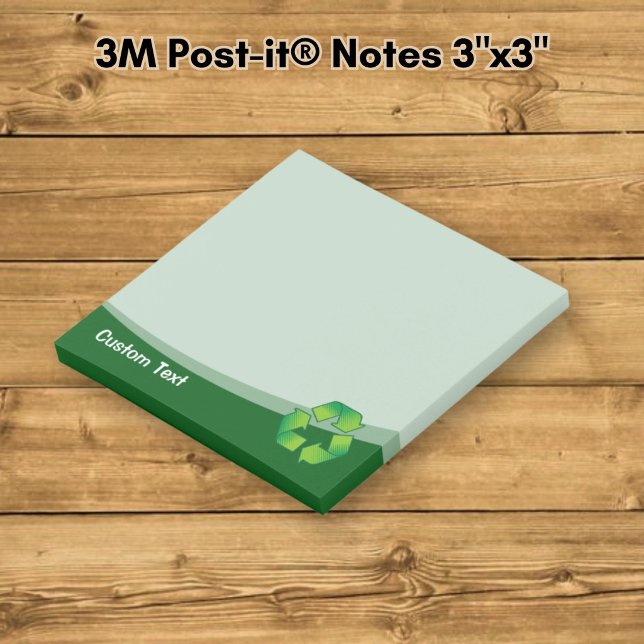Notas Post-it® Símbolo de reciclaje (Subido por el creador)