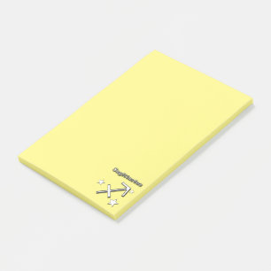 Notas Post-it® Símbolo del cromo del sagitario