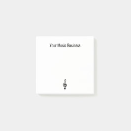 Notas Post-it® Símbolo musical simple télef