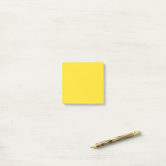 Notas Post-it® Simple Amarillo Plano (Escritorio)