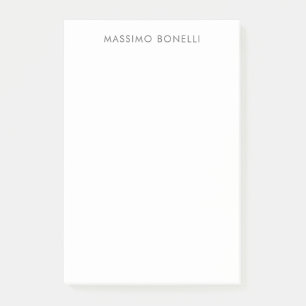 Notas Post-it® Simple llano Moderno Elegante